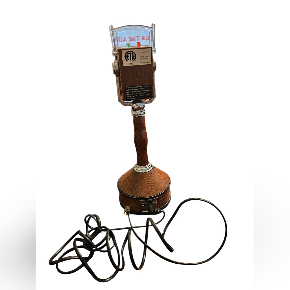 Vintage Style Brown Microphone - Picture 7 of 8